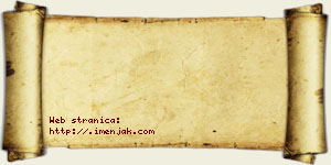 Andjelina Iričanin vizit kartica